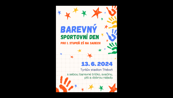 Barevný sportovní den 2024