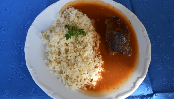 Bohdalovský závitek, bulgur